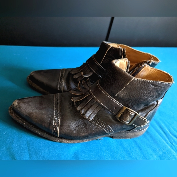 Bed Stu Black Dipper Ankle Booties - Picture 2 of 7